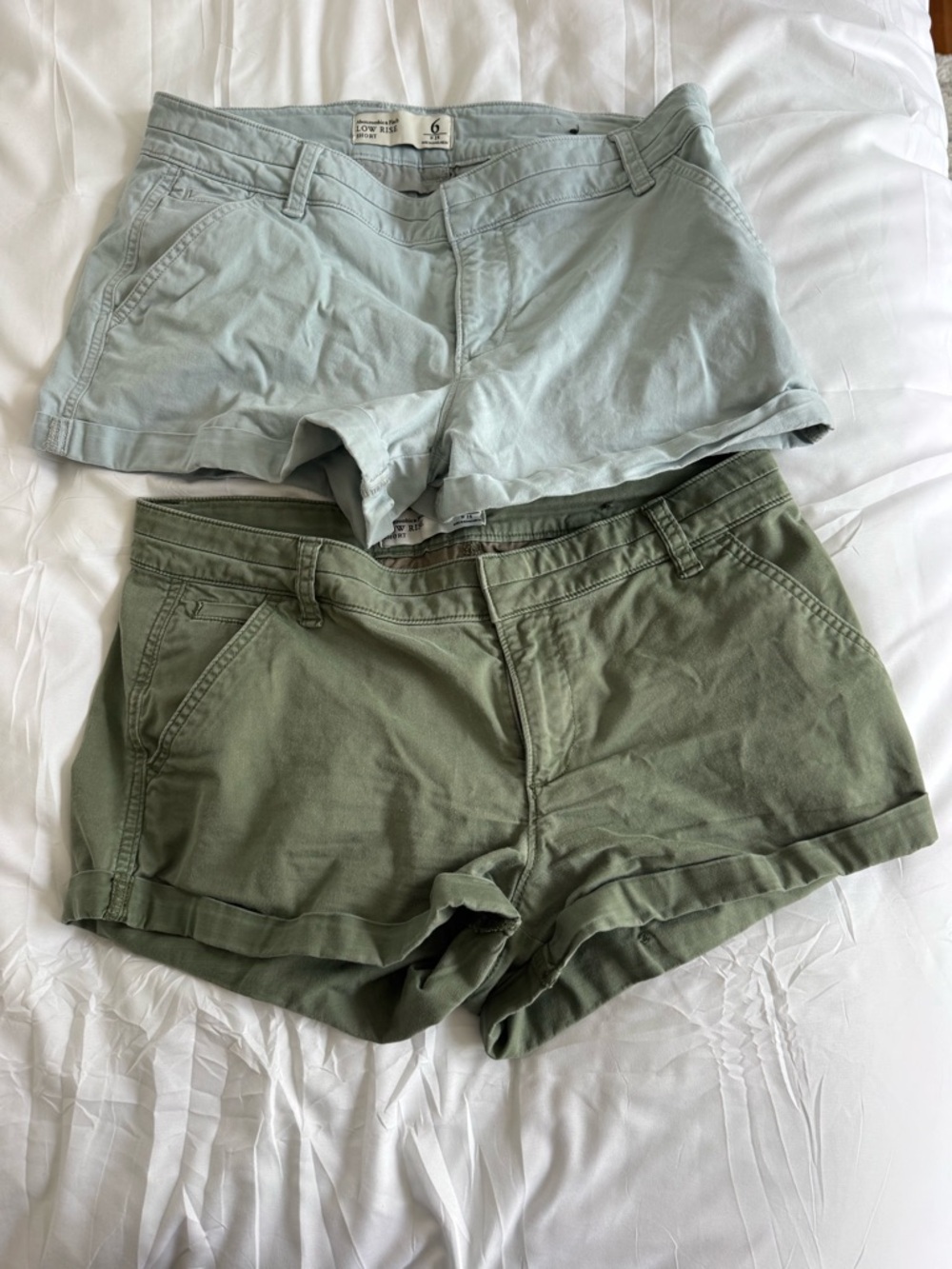 2 pairs of Abercrombie shorts